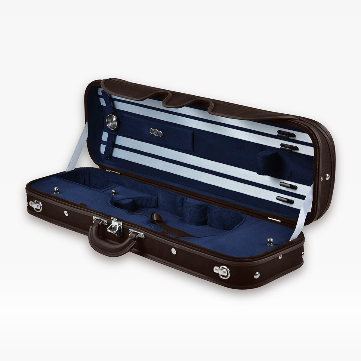 negri-cases- violin - case- milano- brown-leather - navy blue-1