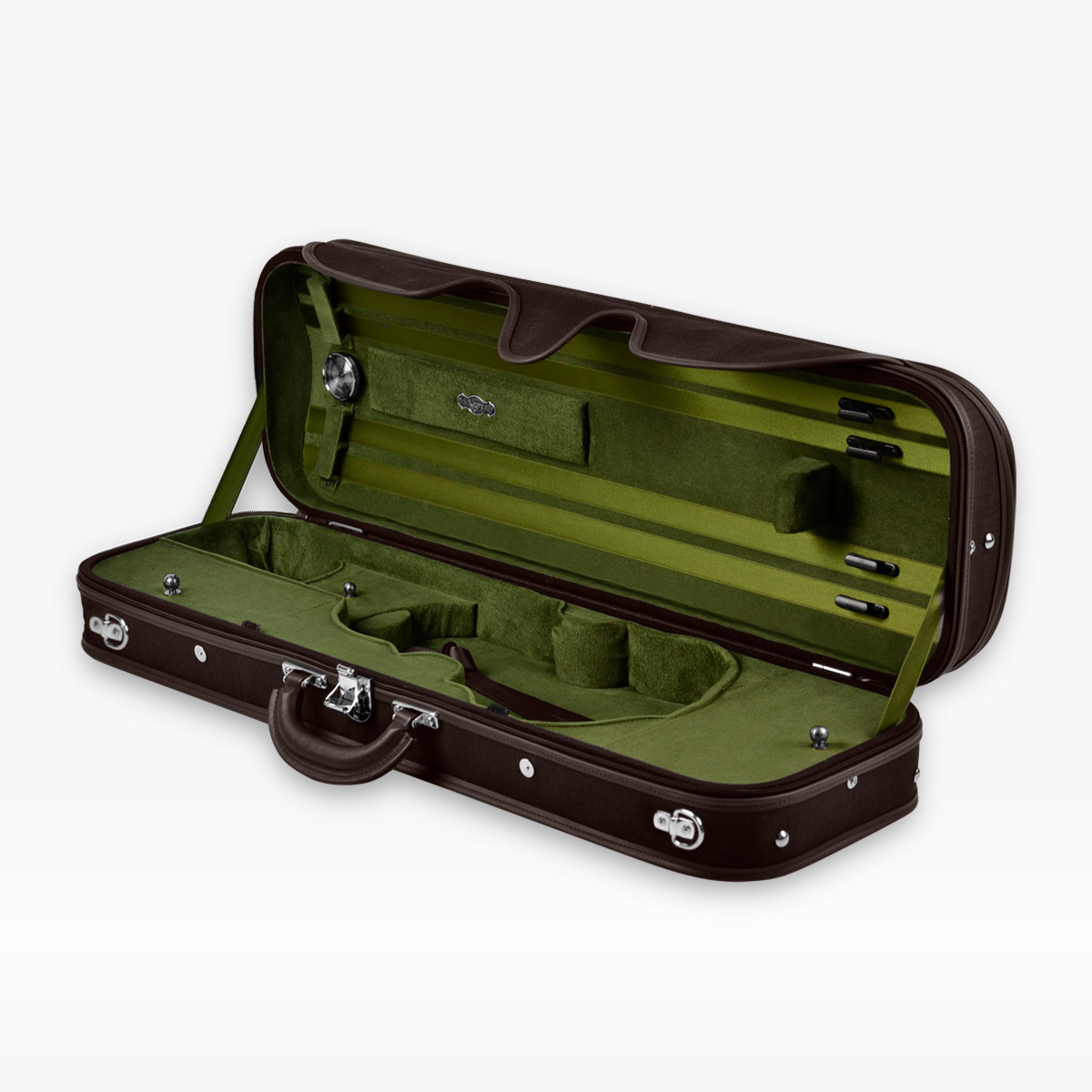 negri-cases- violin - case- milano- - brown leather - olive-green-1