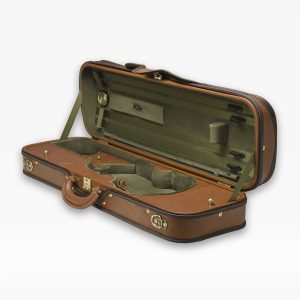 Negri Cases Diplomat Cognac Brown Leather and Olive Green