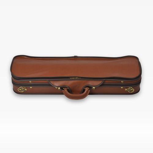 Negri Cases Diplomat Viola Cognac Brown Leather and Navy Blue