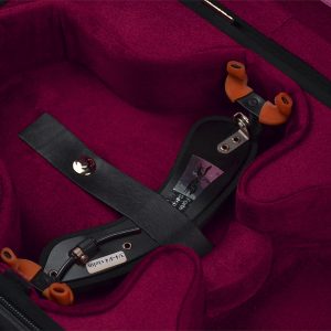 Negri Cases Venezia Viola Black and Burgundy