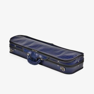 Negri - Cases -lord- croco- blue - violin -case- Mahogny- wood -2