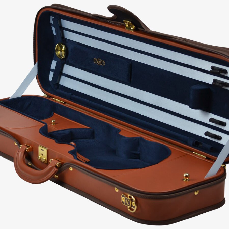 Diplomat Brown Leather Exterior Marine blue