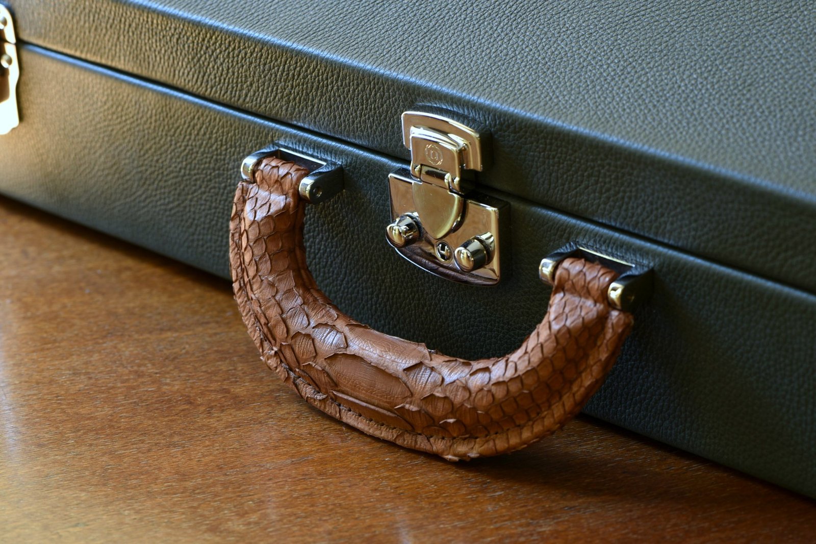 Negri Cases calf handle violin case