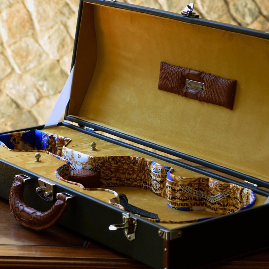 Negri Cases calf open violin case