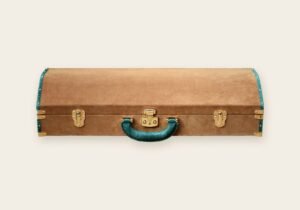 Negri Cases suede closed violin case