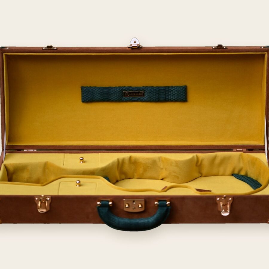 Negri Cases suede open violin case
